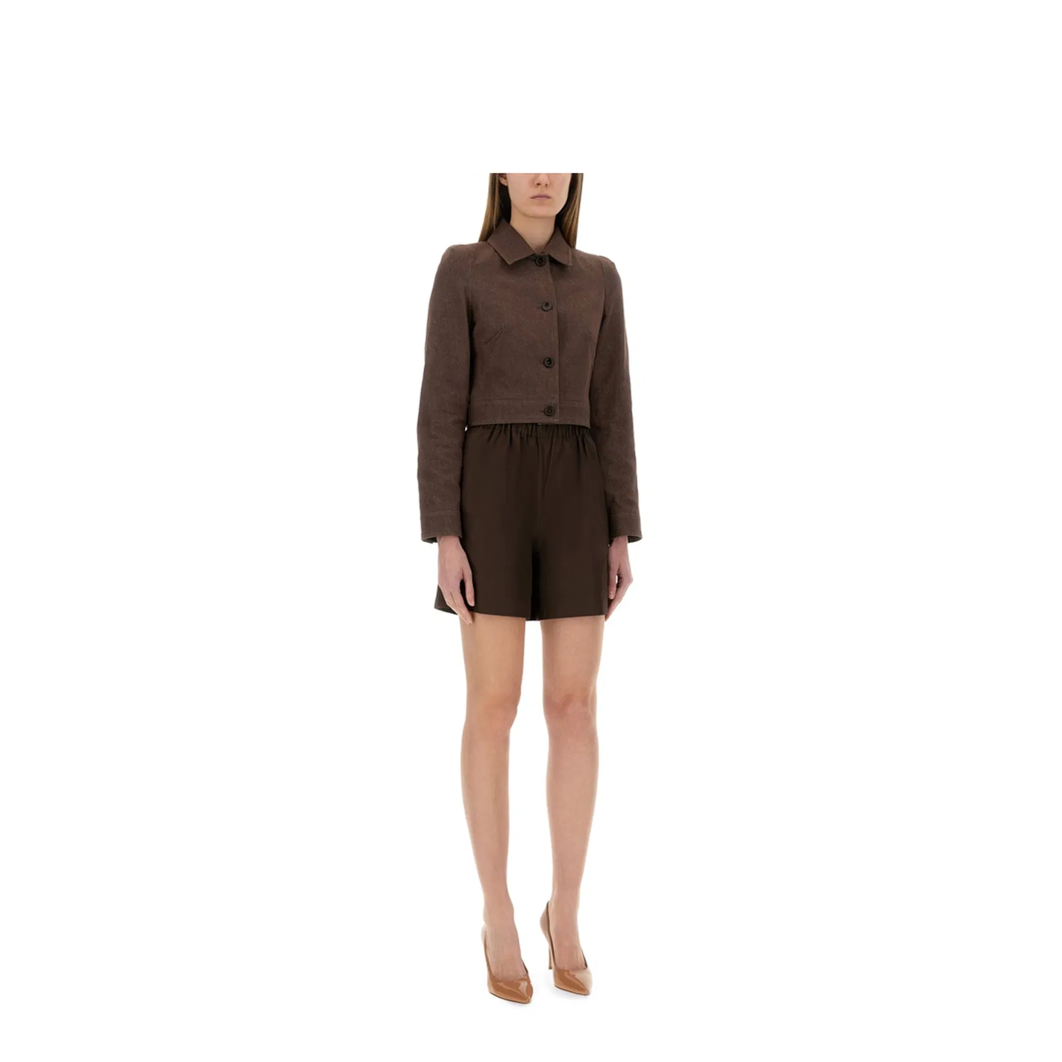 Brown Carp Jacket Cotton