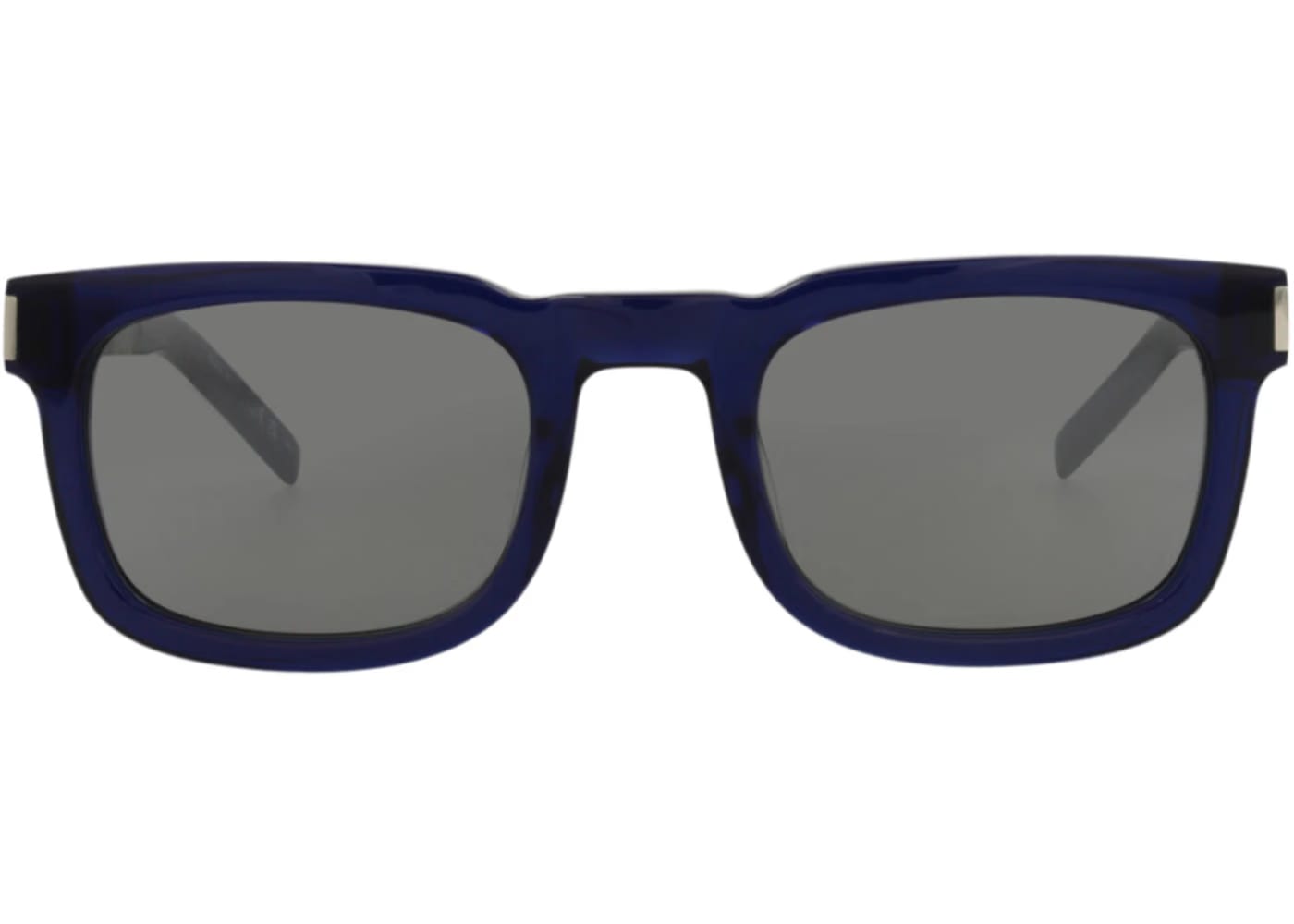 Saint Laurent Square Rectangle Sunglasses Blue/Silver (SL581-30014111-006)