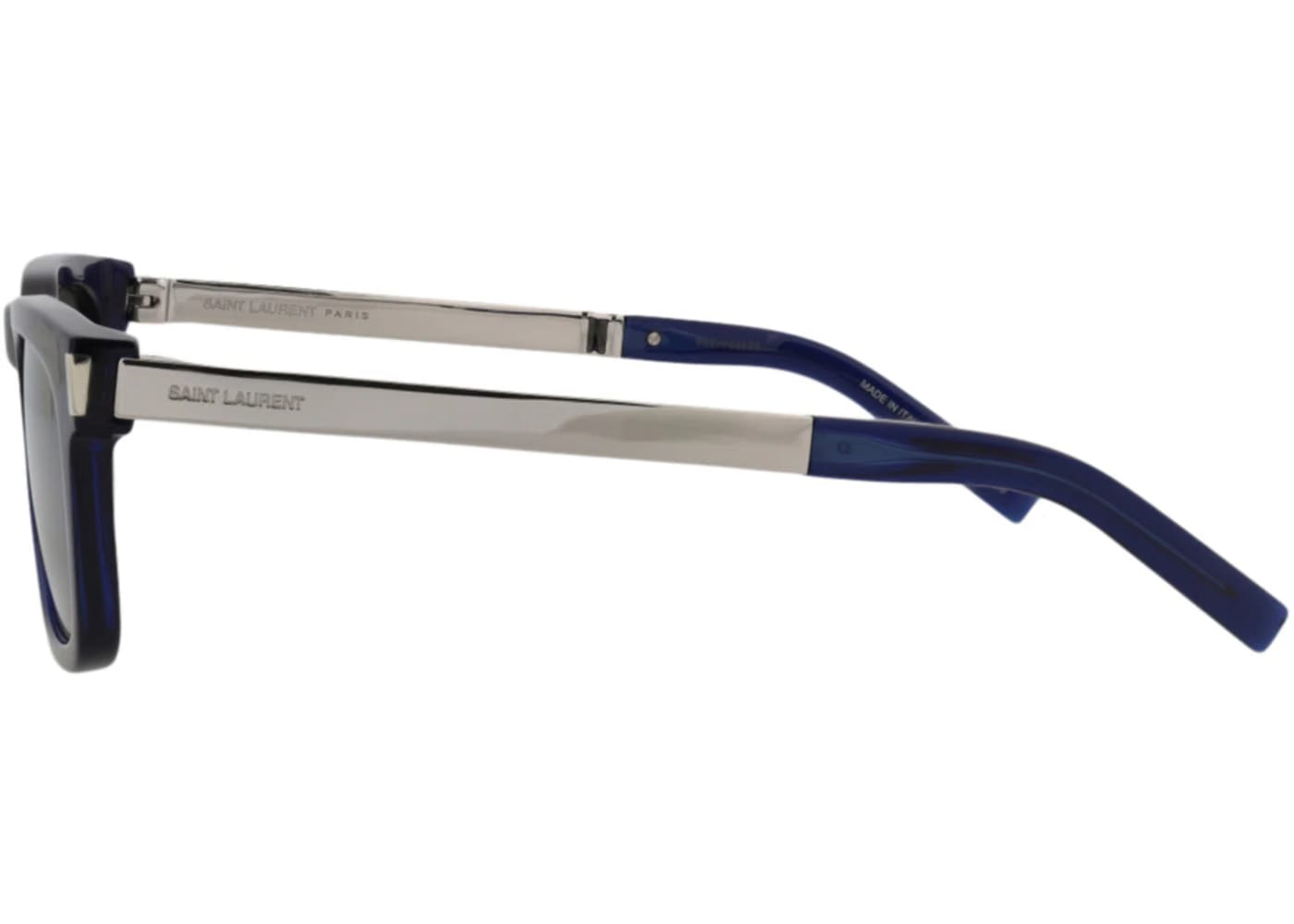 Saint Laurent Square Rectangle Sunglasses Blue/Silver (SL581-30014111-006)