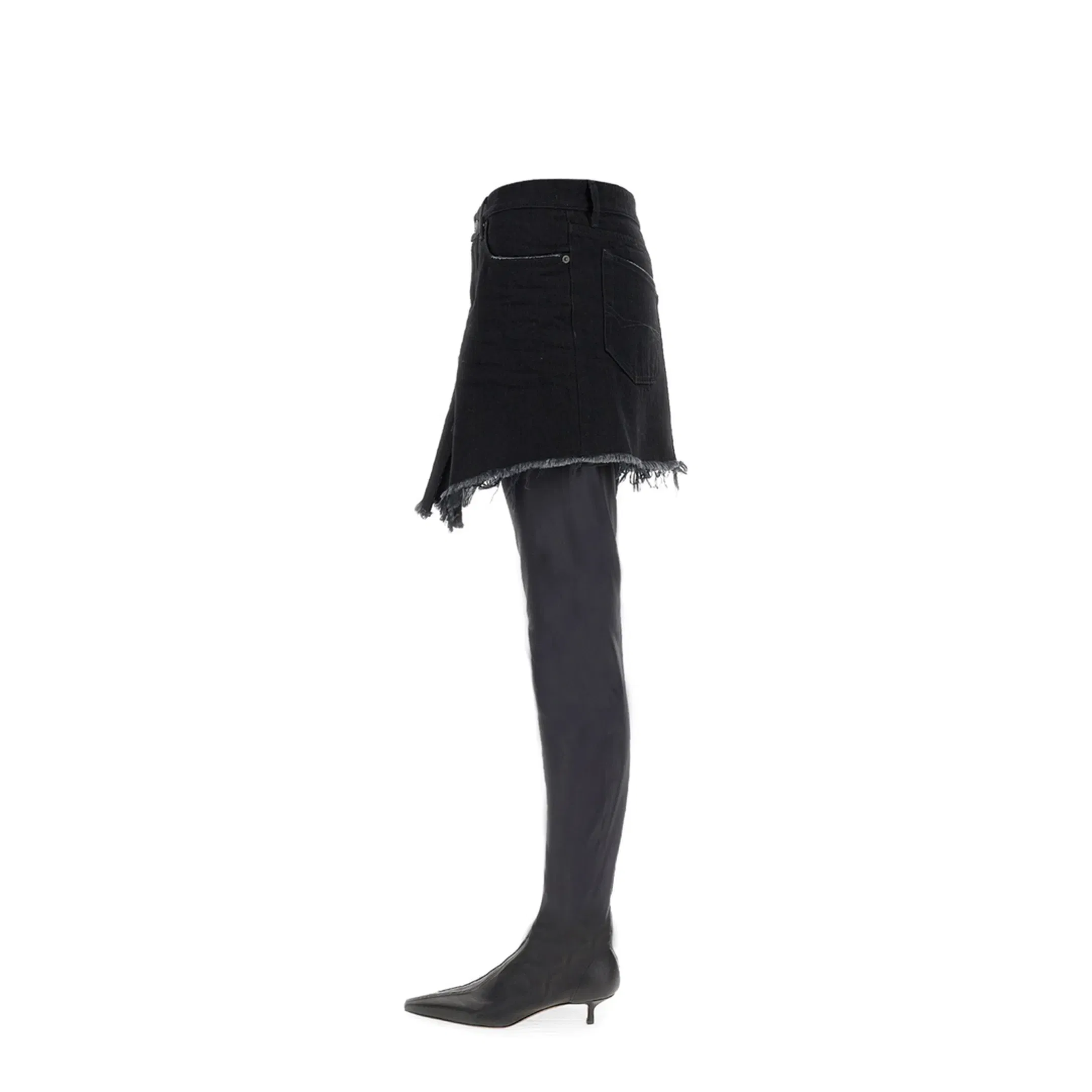 Mini Cut-Up Skirt