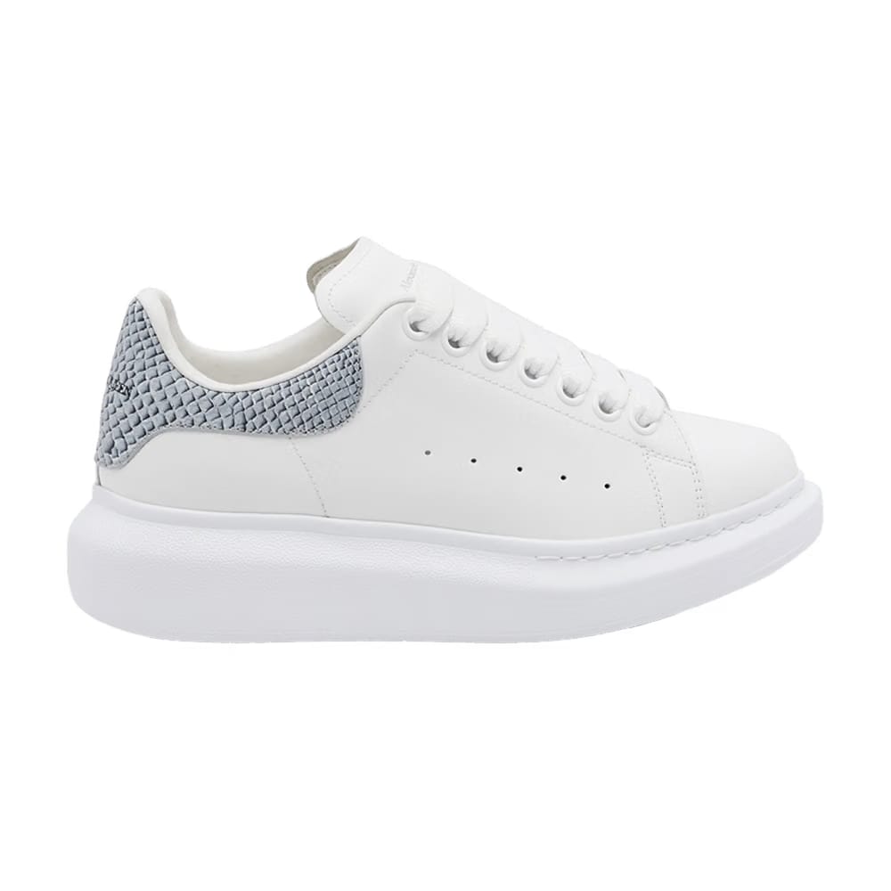Alexander McQueen Wmns Oversized Sneaker 'White Ice Snake Print'