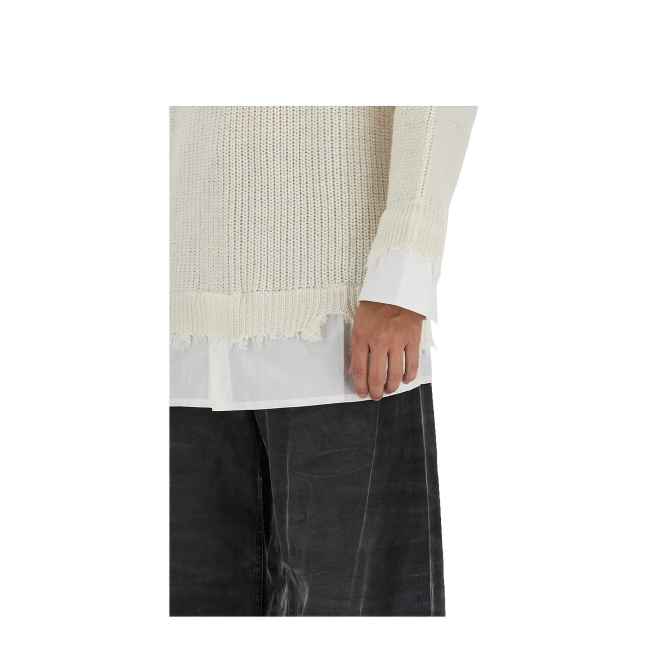 Shirt Bottom Sweater
