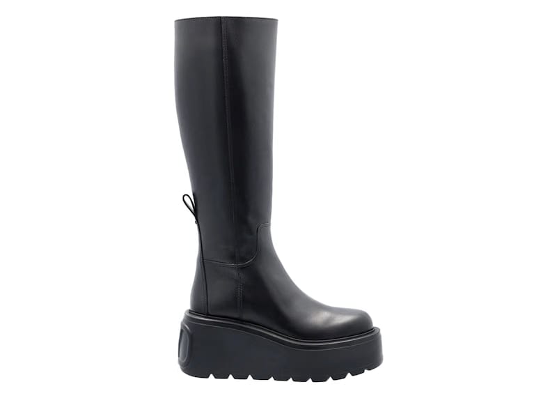 Valentino Uniqueform 85MM Boot Black (Women's)