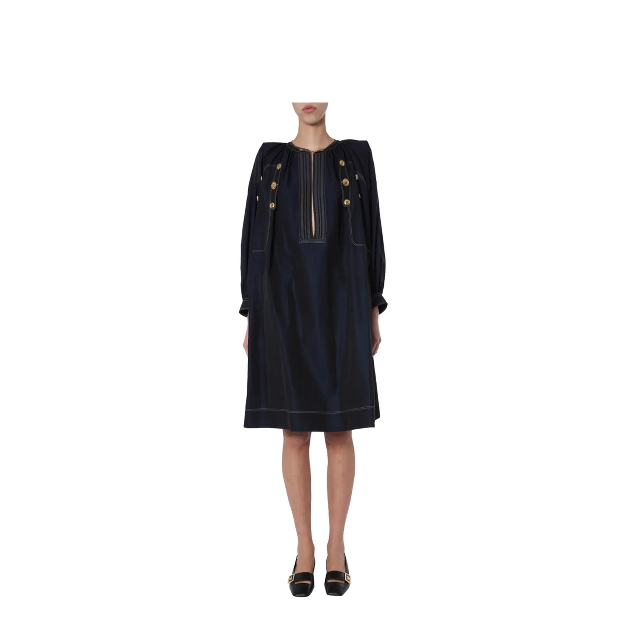 Dress with Buttons