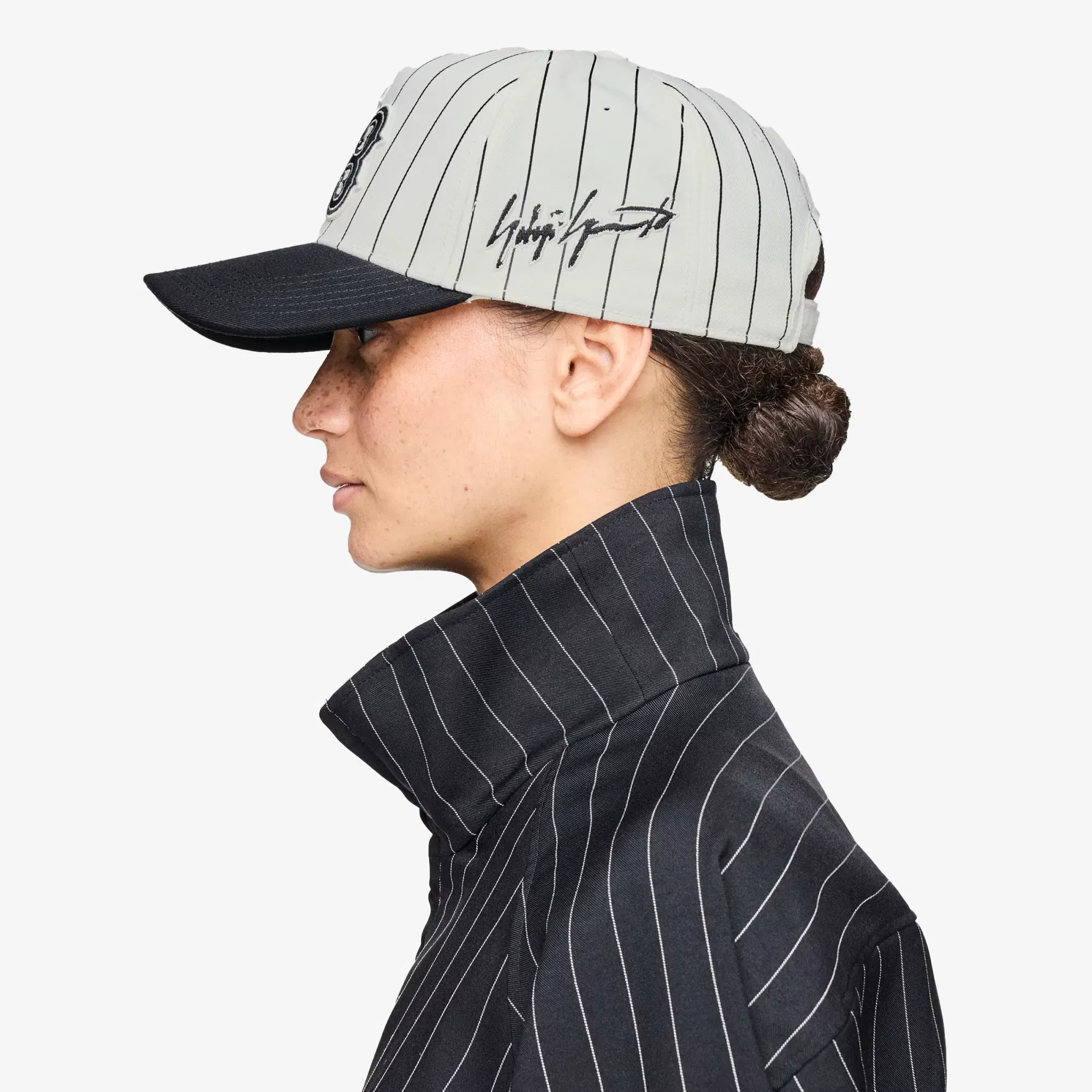 Y-3 Y-3 PINSTRIPE CAP { CHALK WHITE