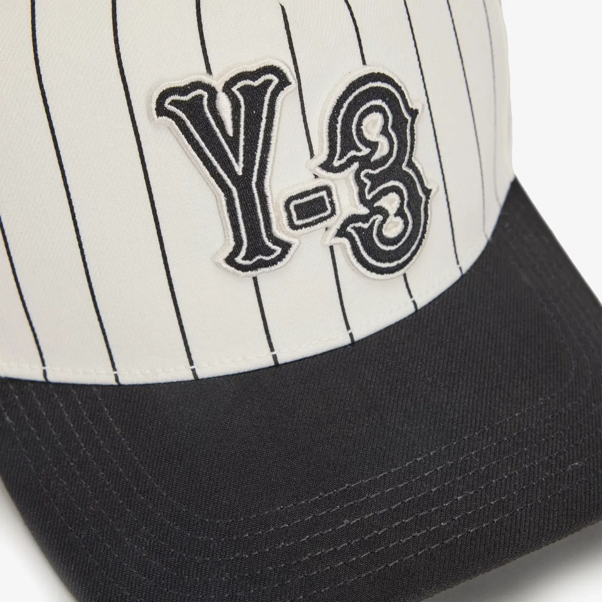 Y-3 Y-3 PINSTRIPE CAP { CHALK WHITE