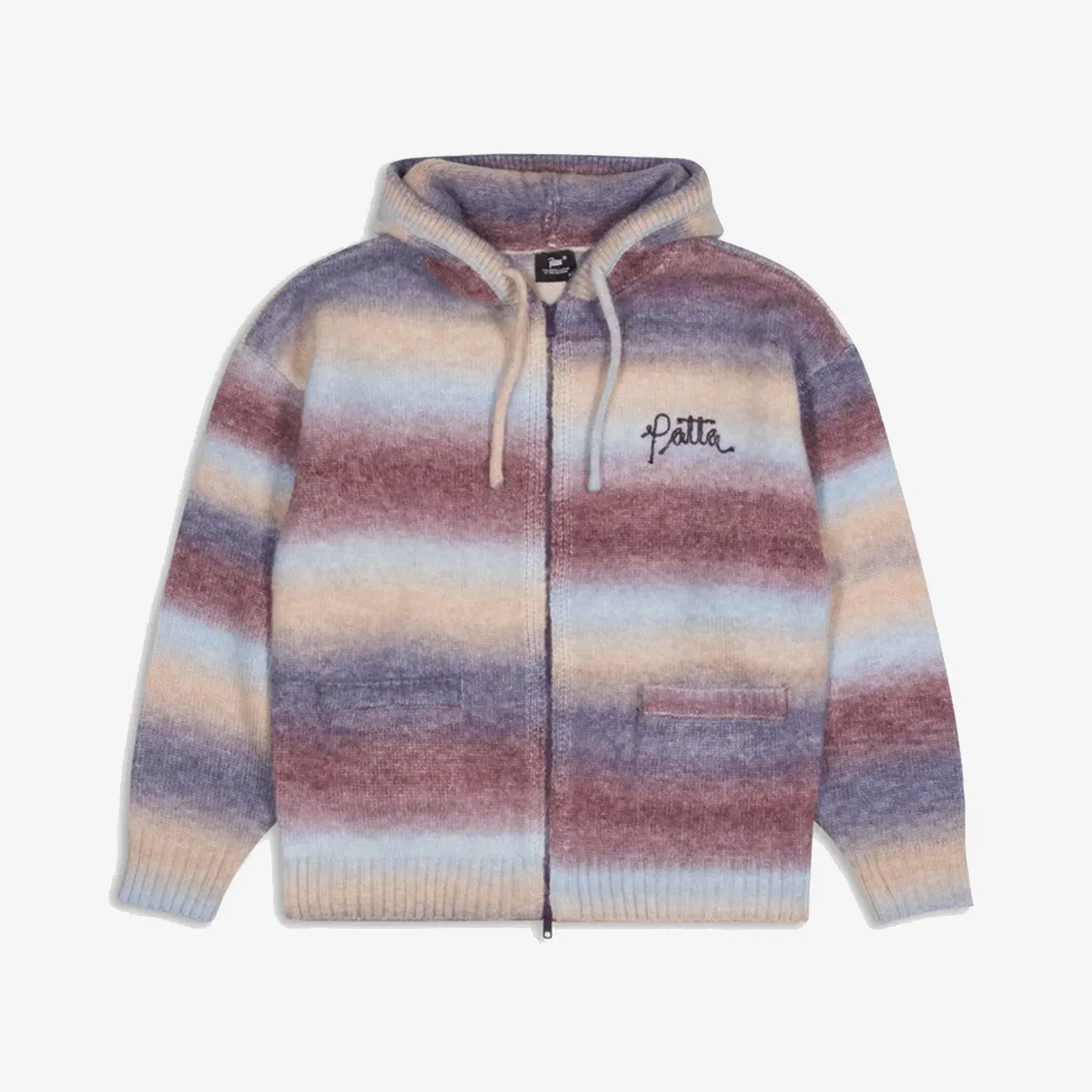 PATTA SPACE DYE KNITTED HOODED SWEATER { MULTI