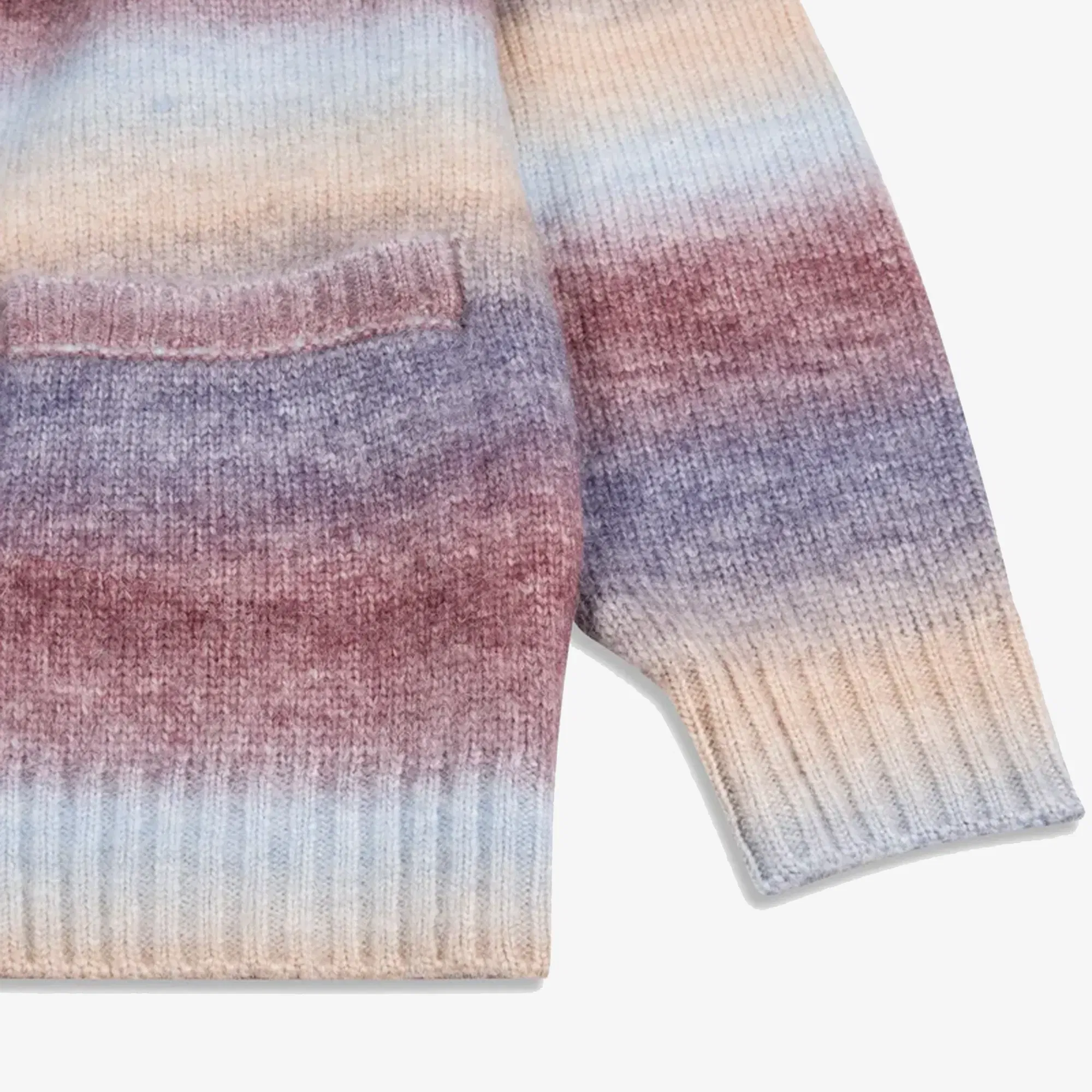 PATTA SPACE DYE KNITTED HOODED SWEATER { MULTI