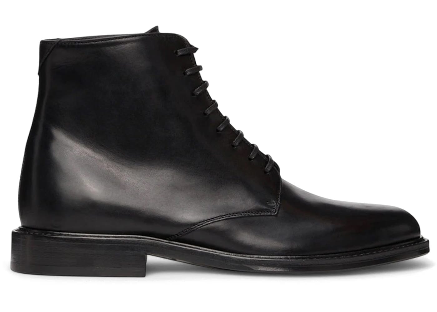 Saint Laurent Army 20 Lace Up Boot Black