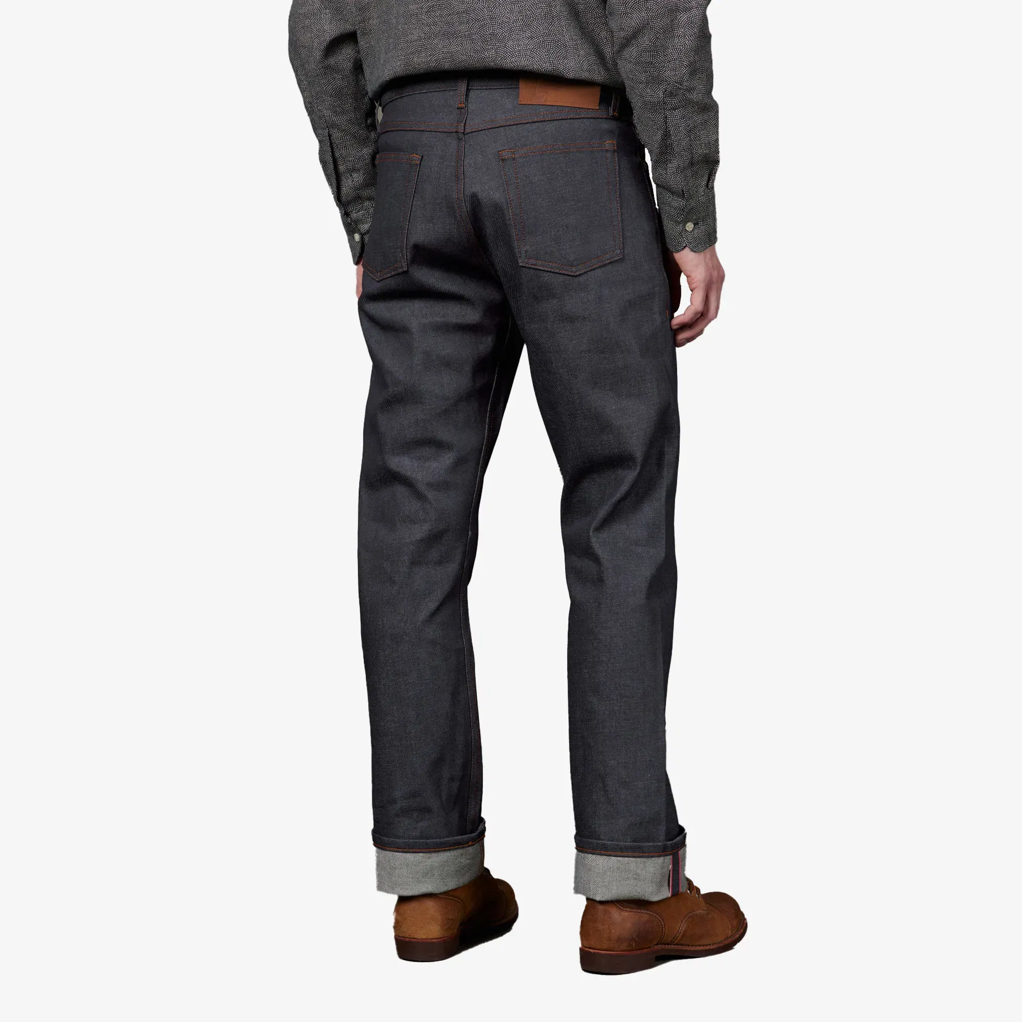 Naked & Famous TRUE GUY - DIRTY FADE SELVEDGE { DENIM BLUE