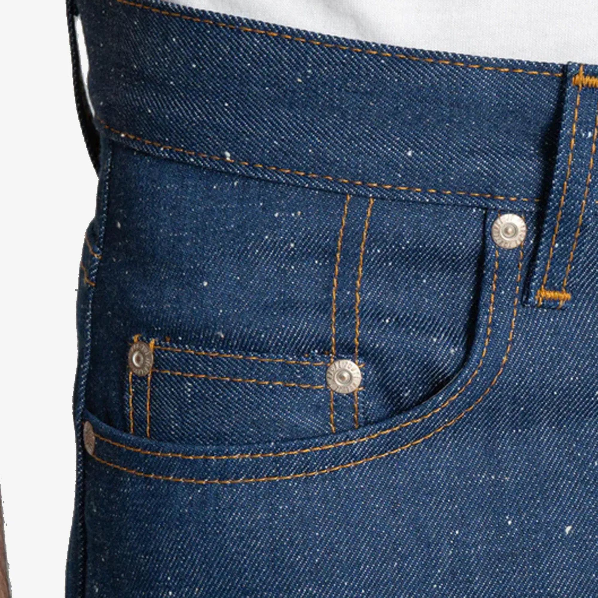 Naked & Famous EASY GUY - WORKFORCE SELVEDGE { BLUE