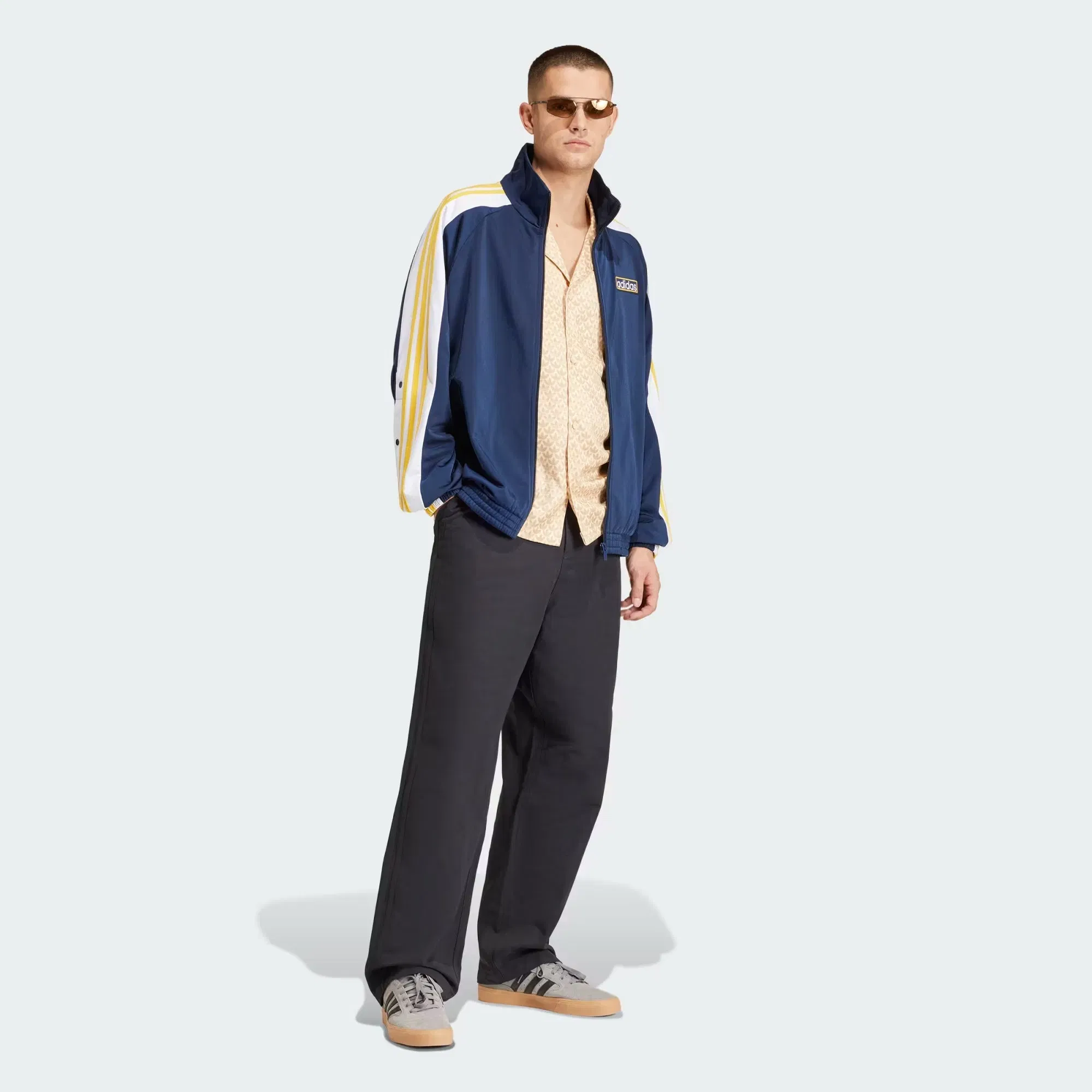 Adidas Originals ADICOLOR ADIBREAK TRACK TOP { BLUE/WHITE/YELLOW