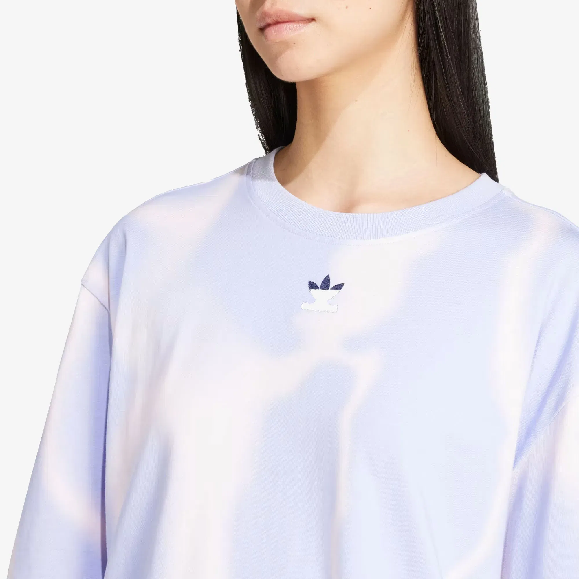 Adidas Originals DYE ALLOVER PRINT T-Shirt { VIOLET TONE