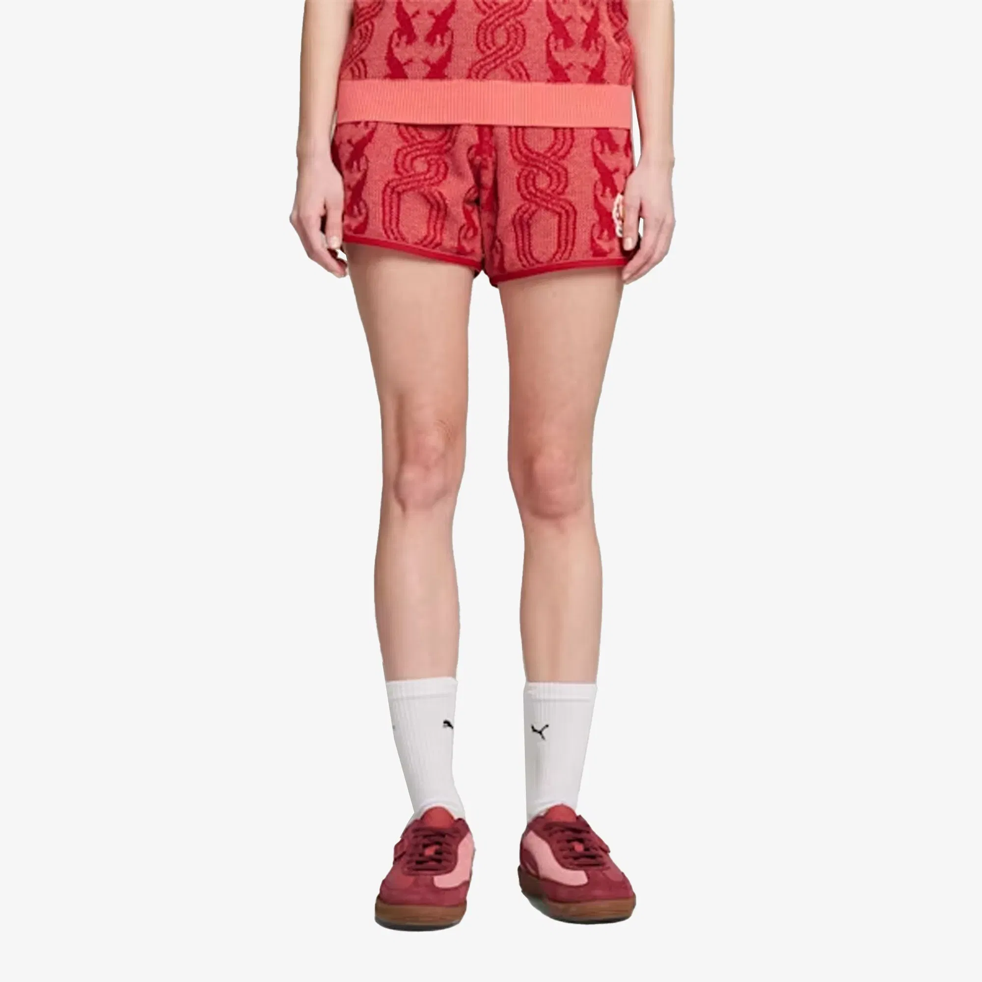 PUMA x PALOMO T7 SHORTS { PASSIONFRUIT