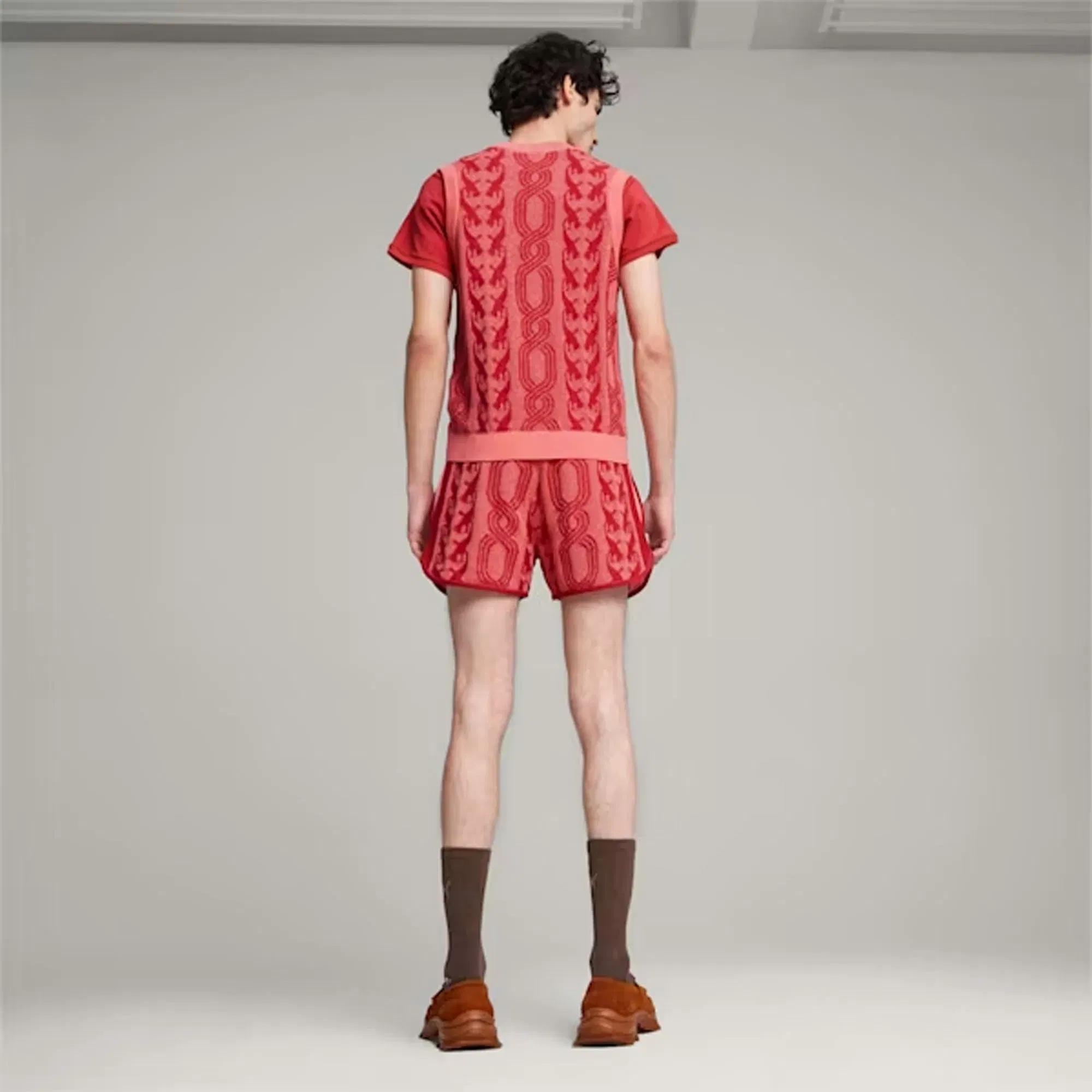 PUMA x PALOMO T7 SHORTS { PASSIONFRUIT
