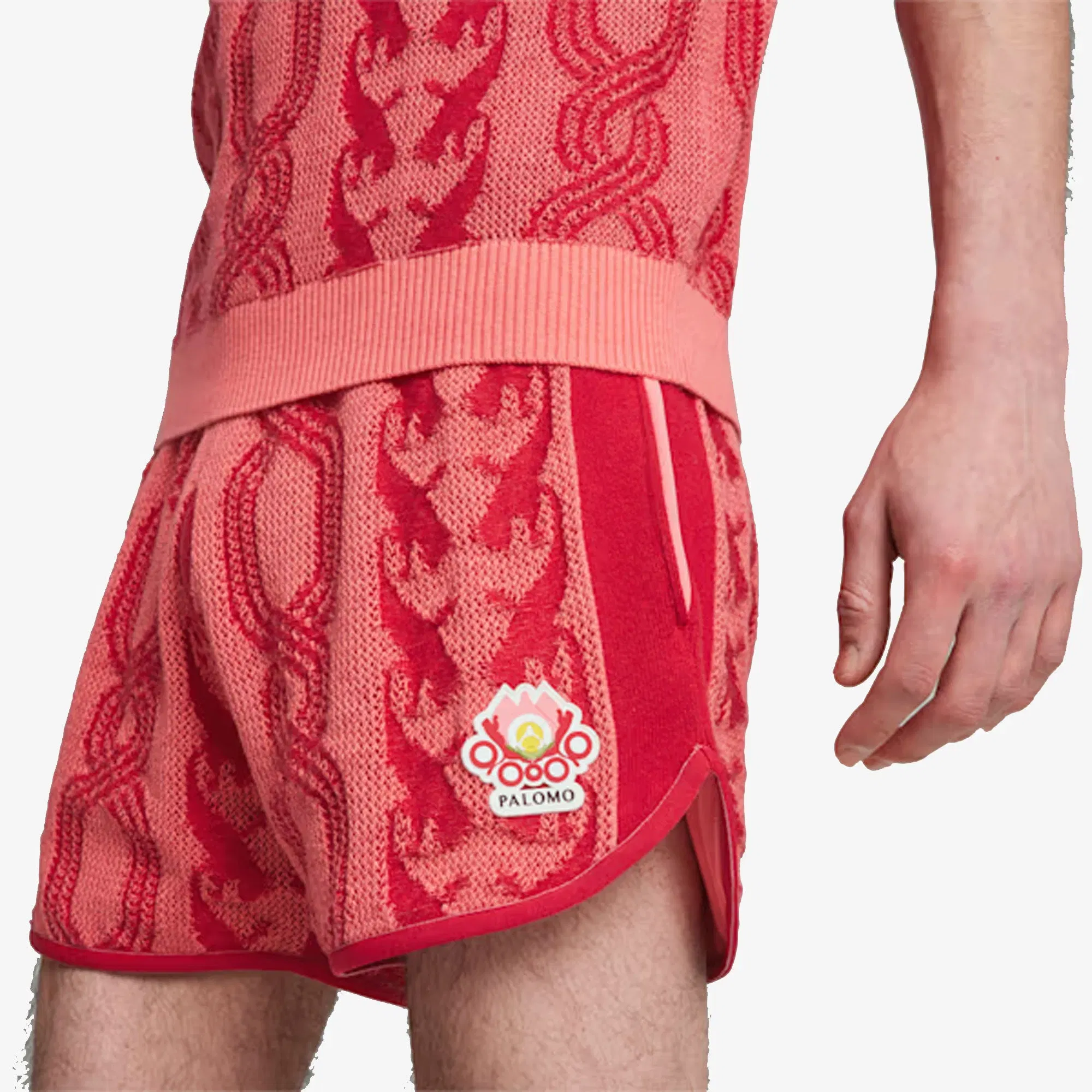 PUMA x PALOMO T7 SHORTS { PASSIONFRUIT