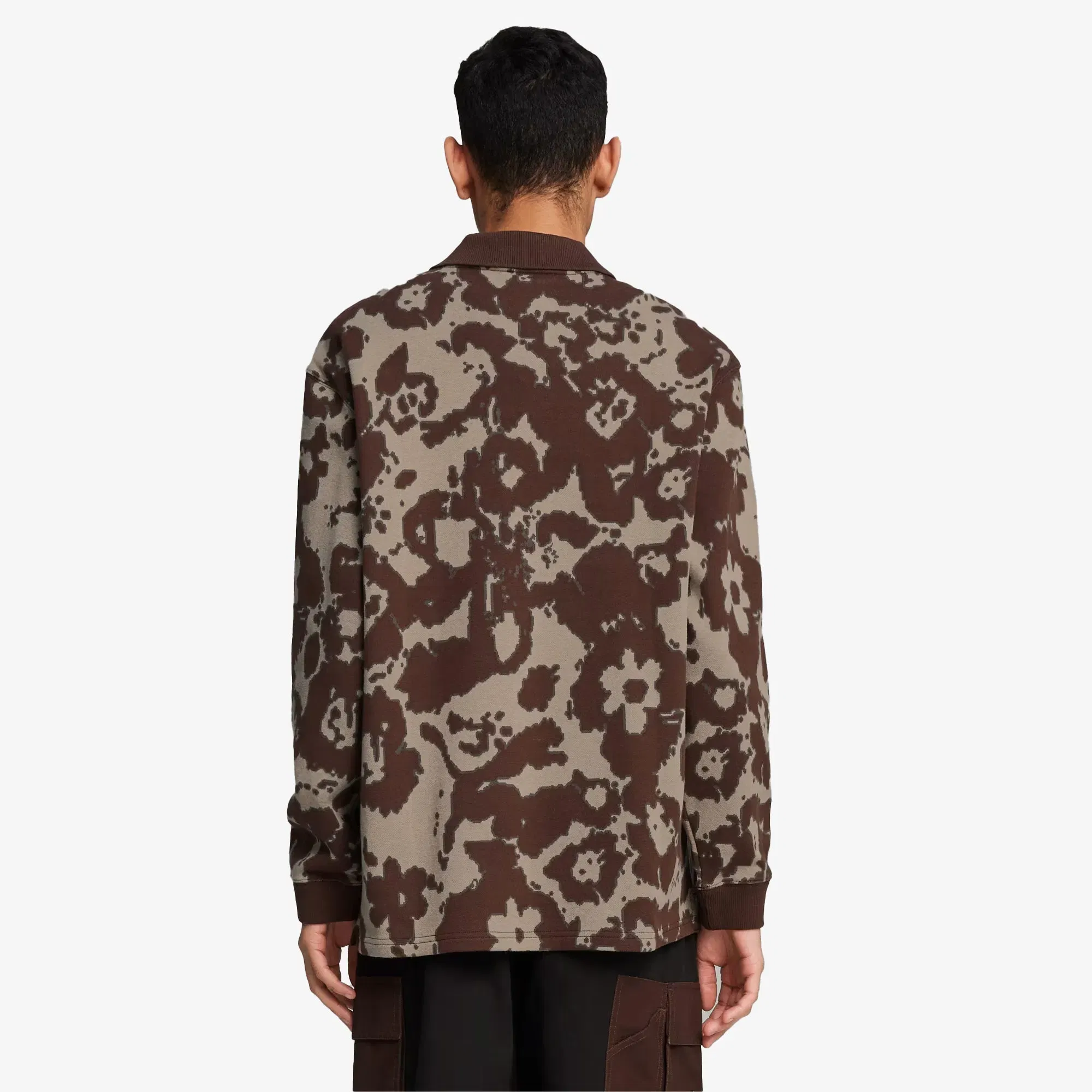Puma x PERKS AND MINI RUGBY SHIRT { DARK CHOCOLATE