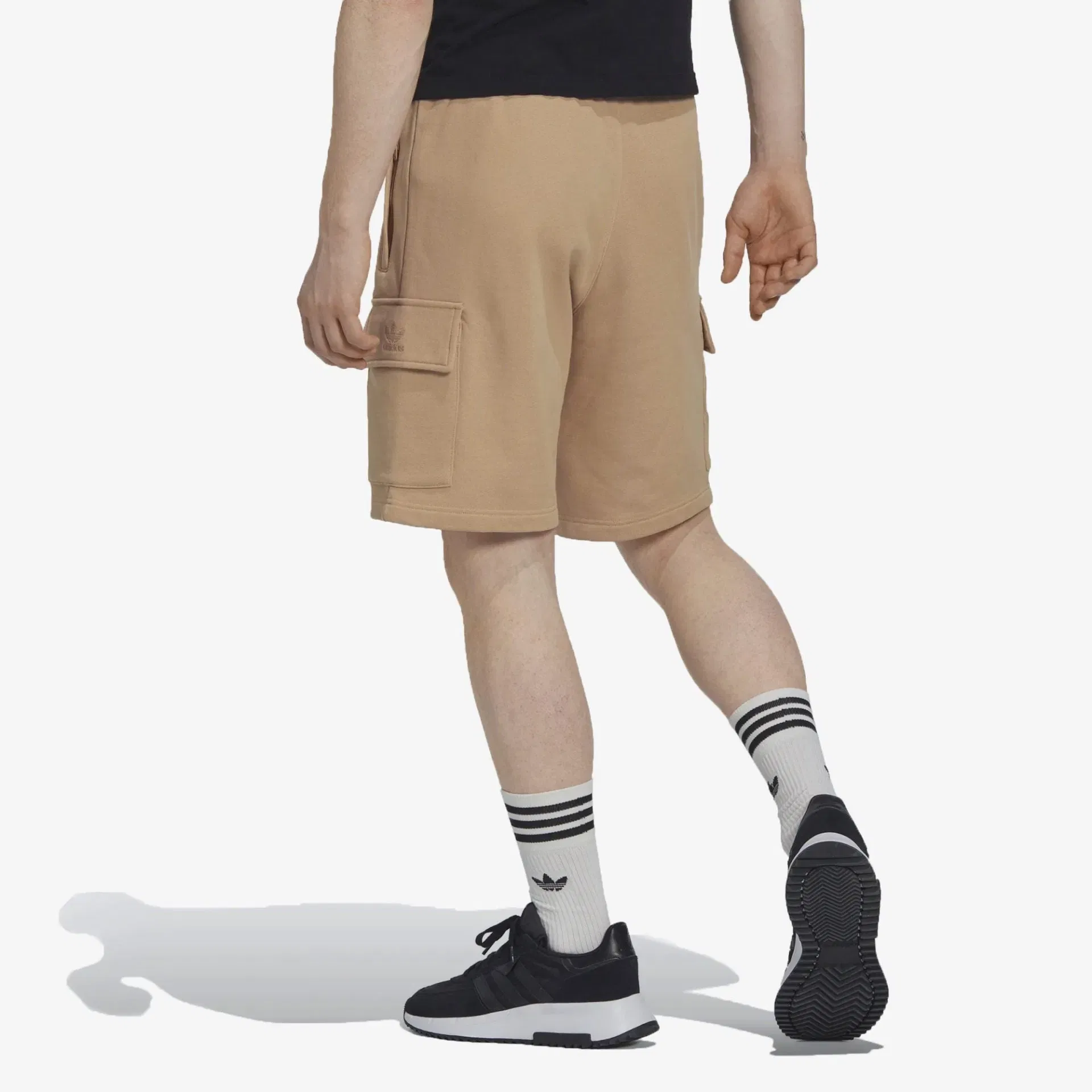 Adidas Originals GRAPHIC OZWORLD CARGO SHORTS { MAGIC BEIGE