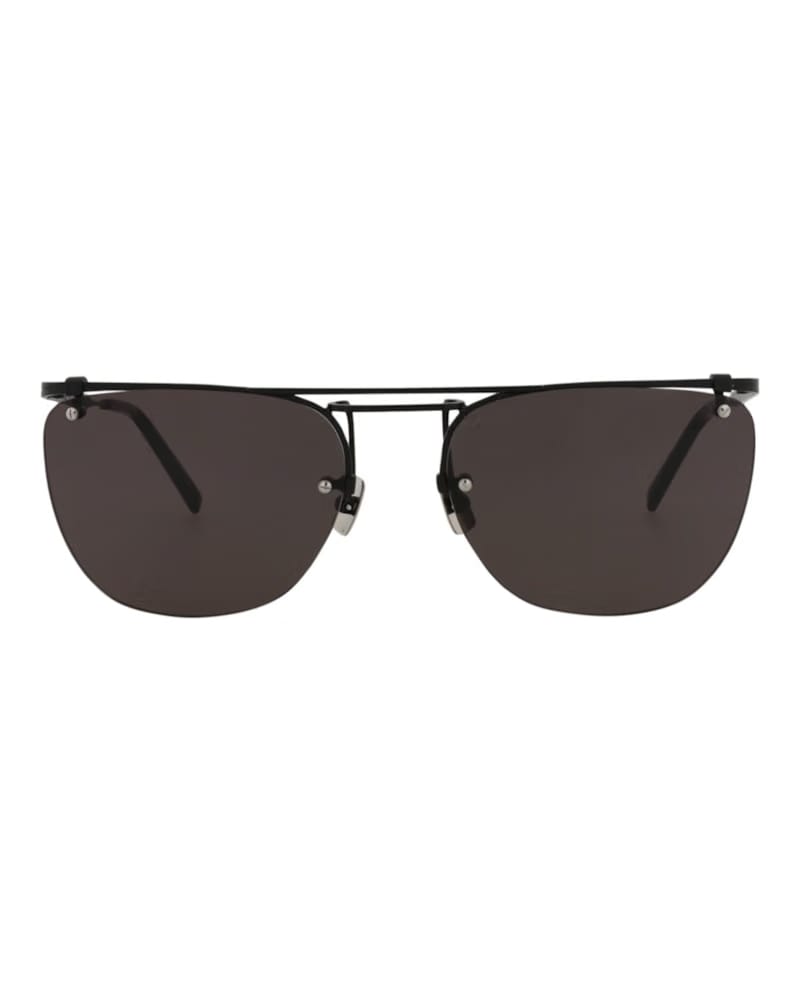 Saint Laurent Aviator Sunglasses Black/Black/Black (SL600-30014318-001)