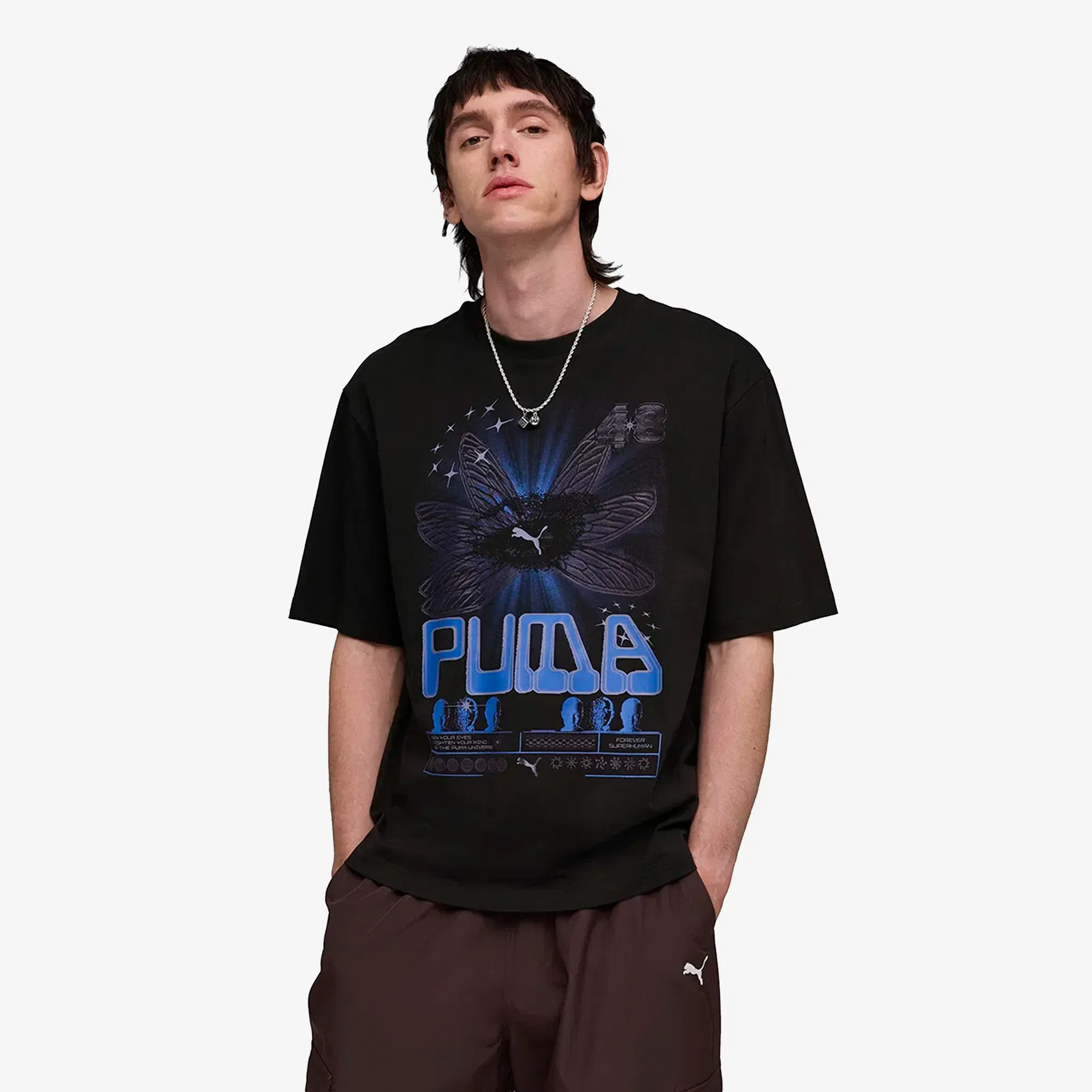 PUMA HOUSE OF GRAPHICS BOXY T-Shirt { PUMA BLACK