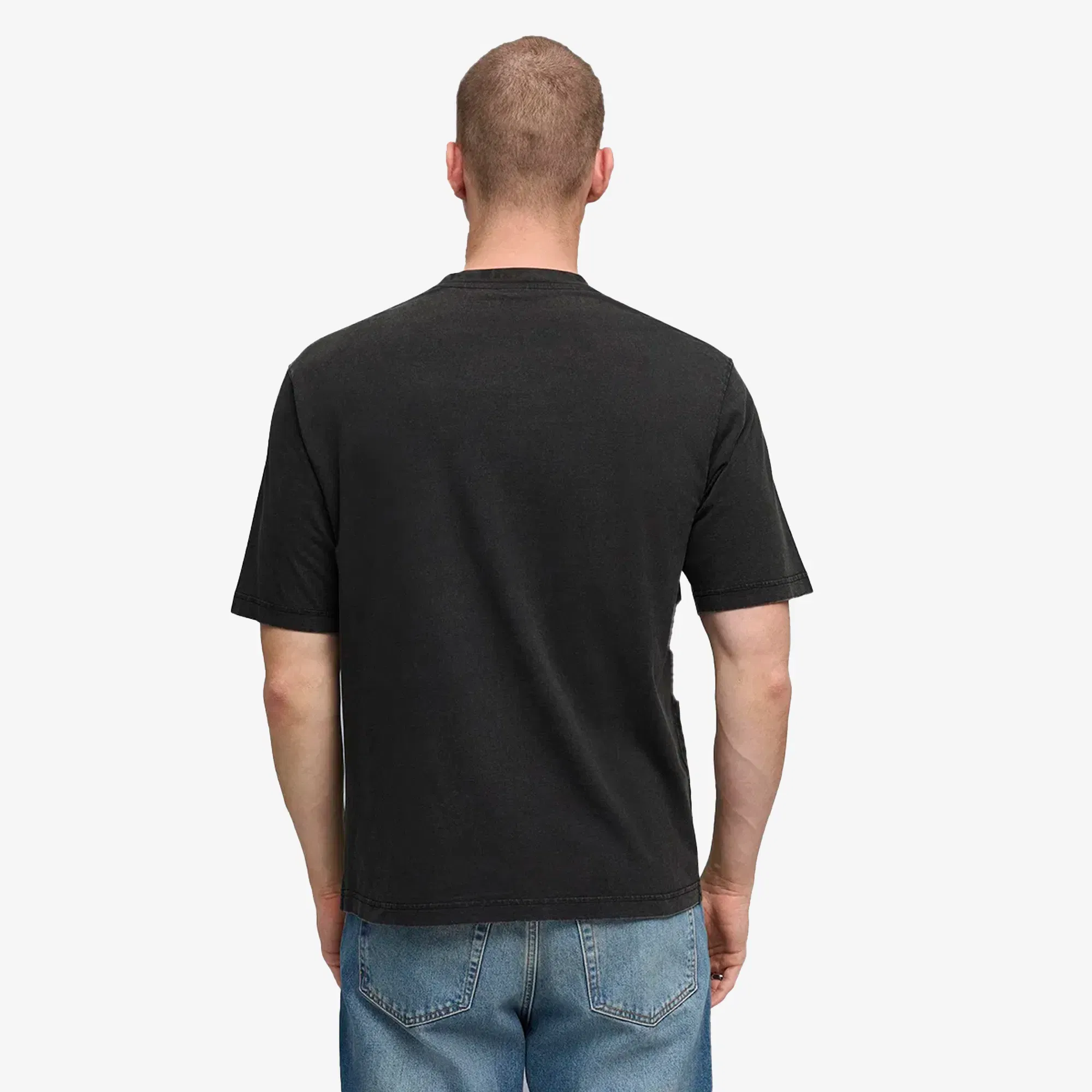 PUMA GRAPHIC BOXY WASHED T-Shirt { PUMA BLACK