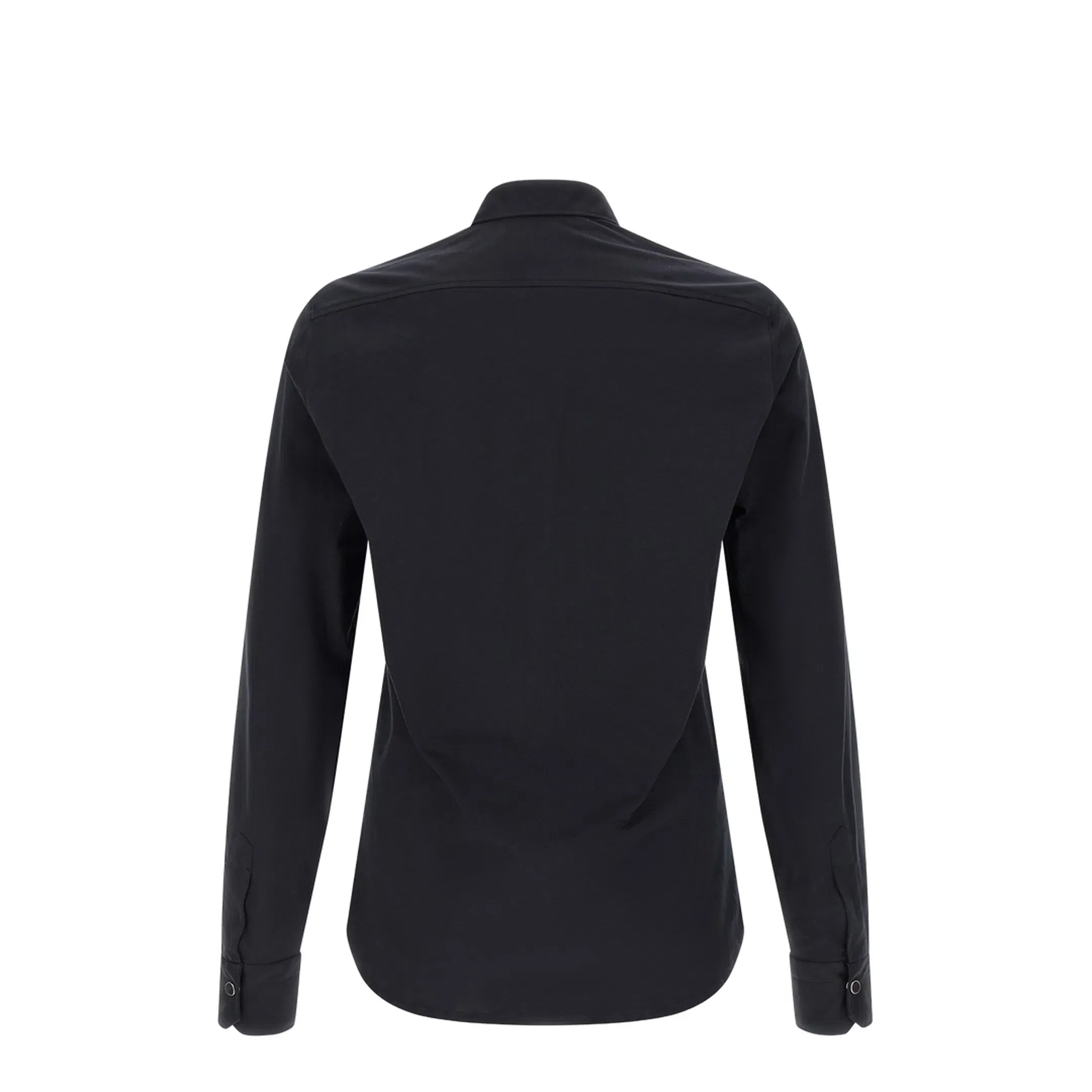 Buba Snap-Button Shirt Dark Blue