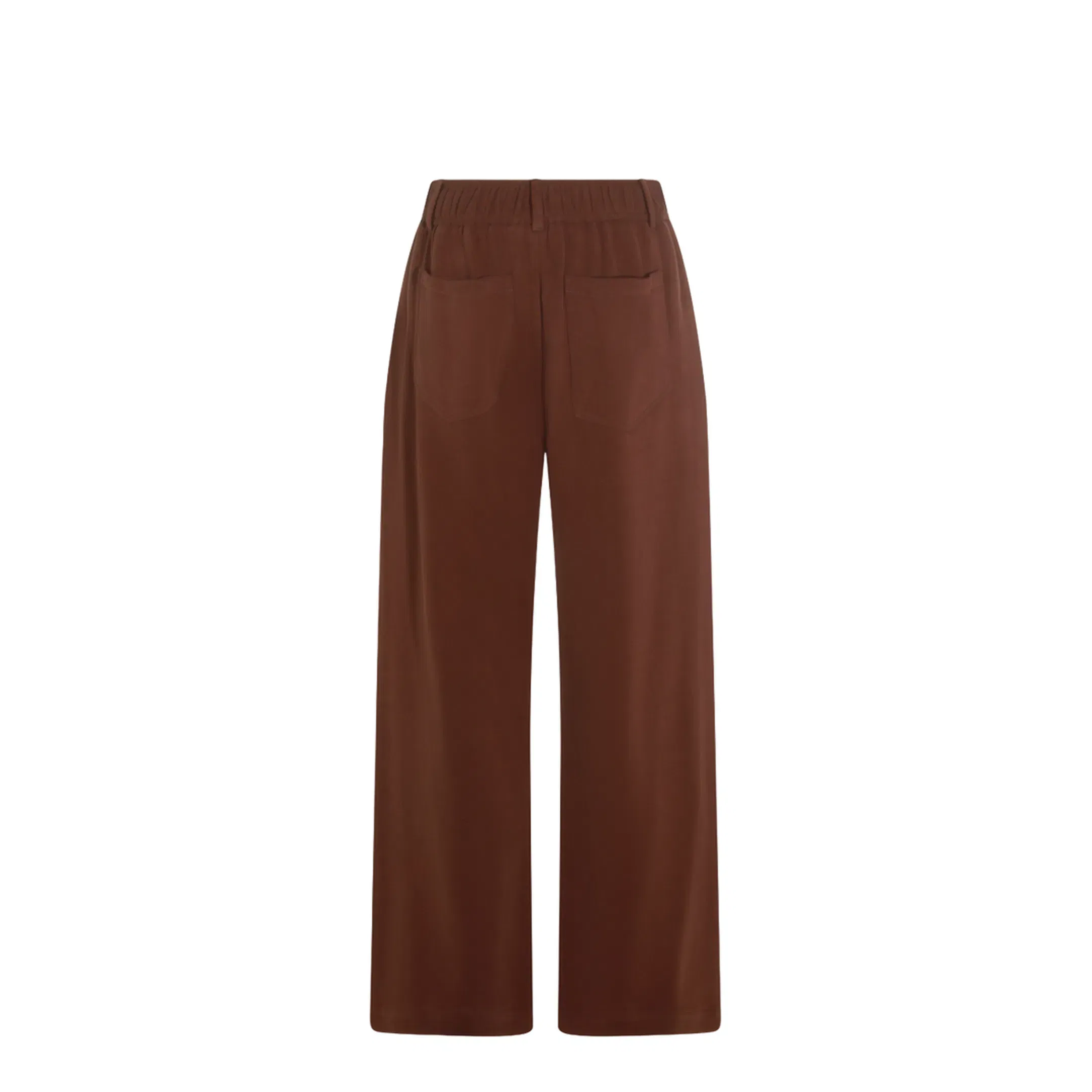 Woman's Brown Cotton Pants