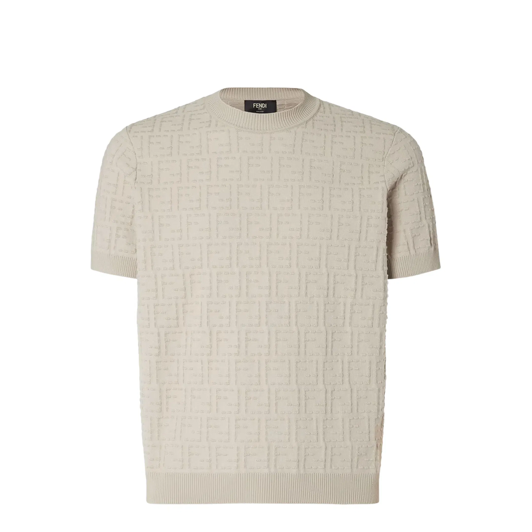 Grey Cream Ff Cotton Selleria Pullover