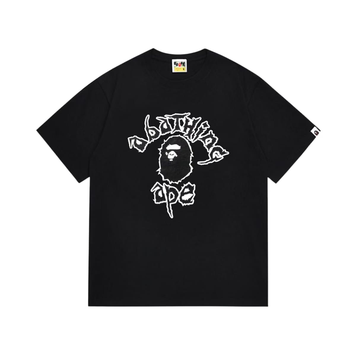 BAPE Ape-Head College-style Black T-shirt