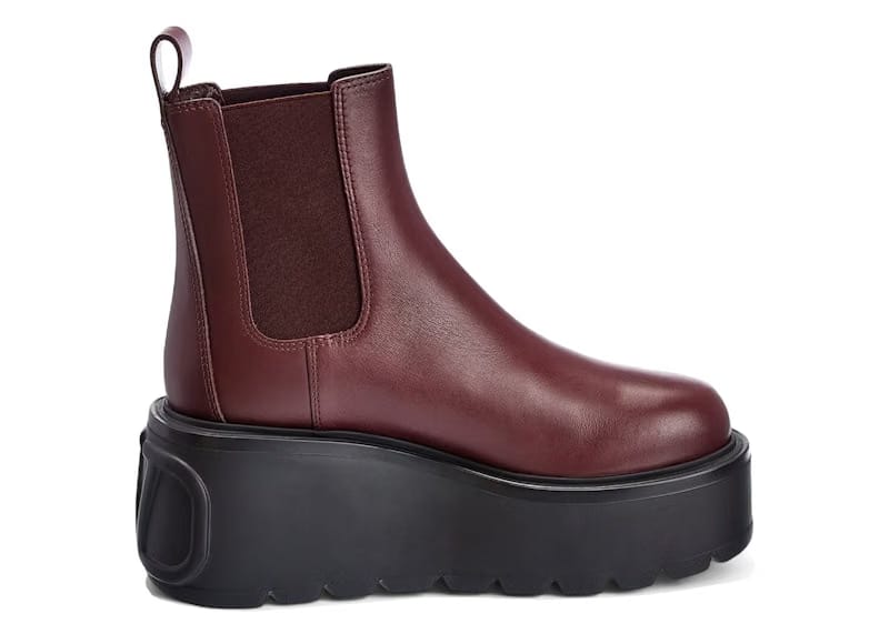 Valentino Uniqueform Chelsea Boot Burgundy (Women's)