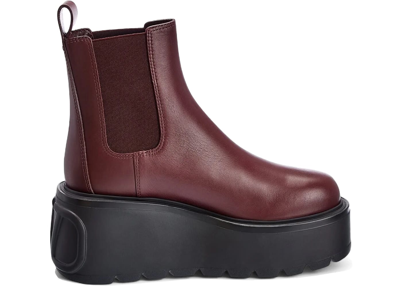 Valentino Uniqueform Chelsea Boot Burgundy (Women's)
