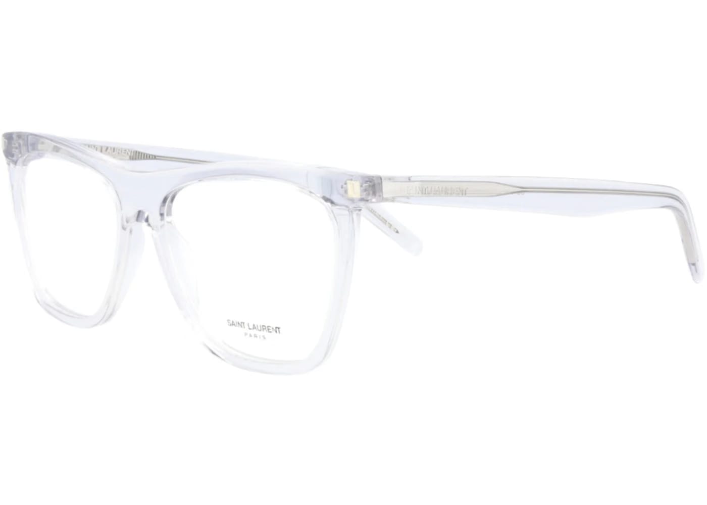 Saint Laurent Square Eyeglasses Grey/Grey/Transparent (SL518-30013050-003)