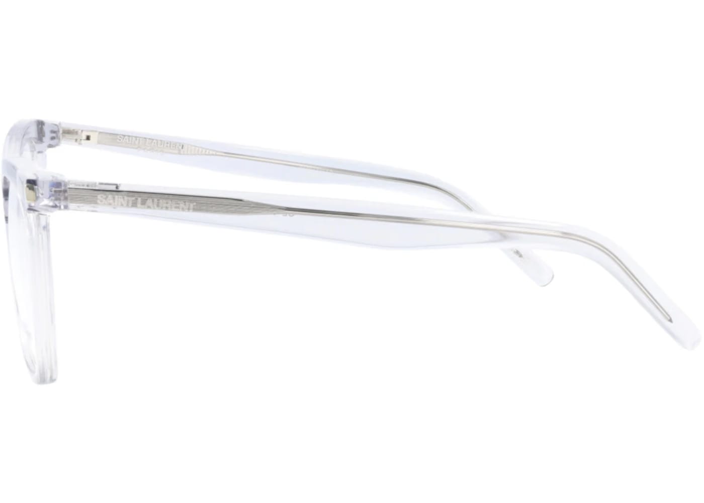 Saint Laurent Square Eyeglasses Grey/Grey/Transparent (SL518-30013050-003)