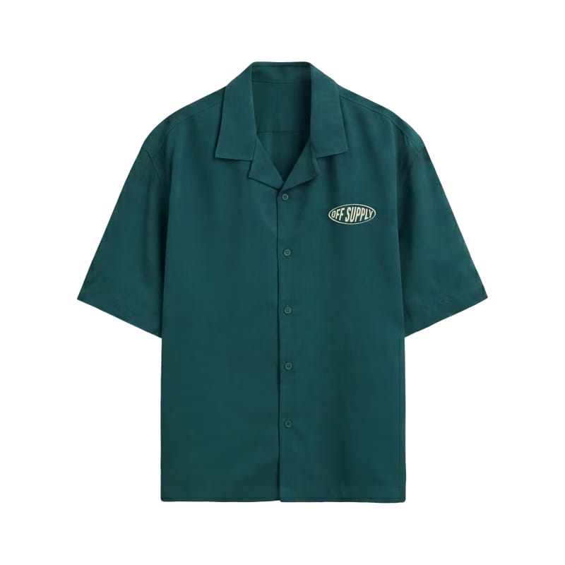 Self Love Off Supply Teal Bowling Shirt