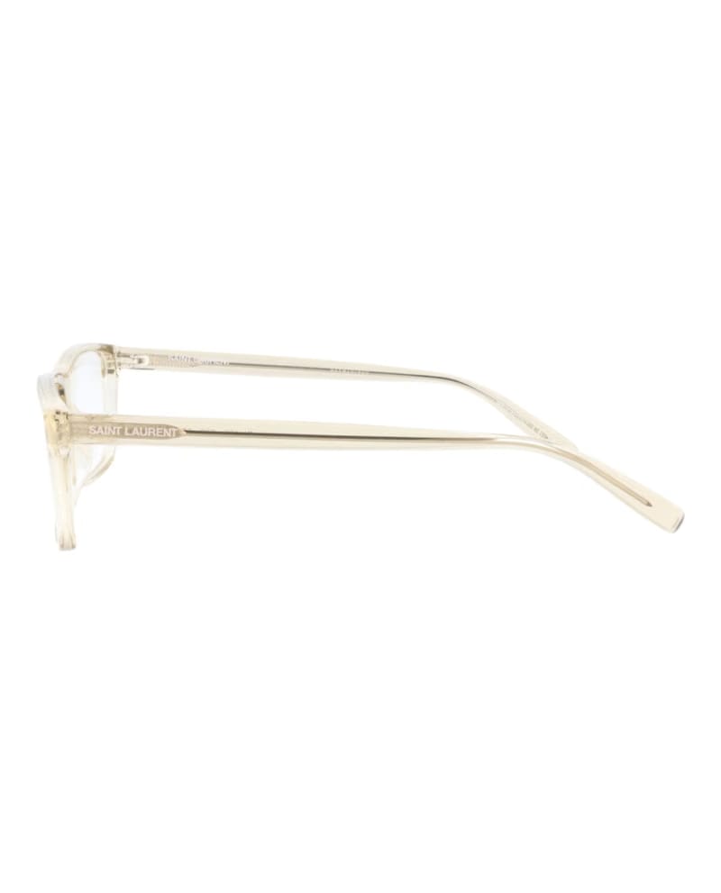 Saint Laurent Square Eyeglasses Yellow/Yellow/Transparent (SL483-30011681-006)