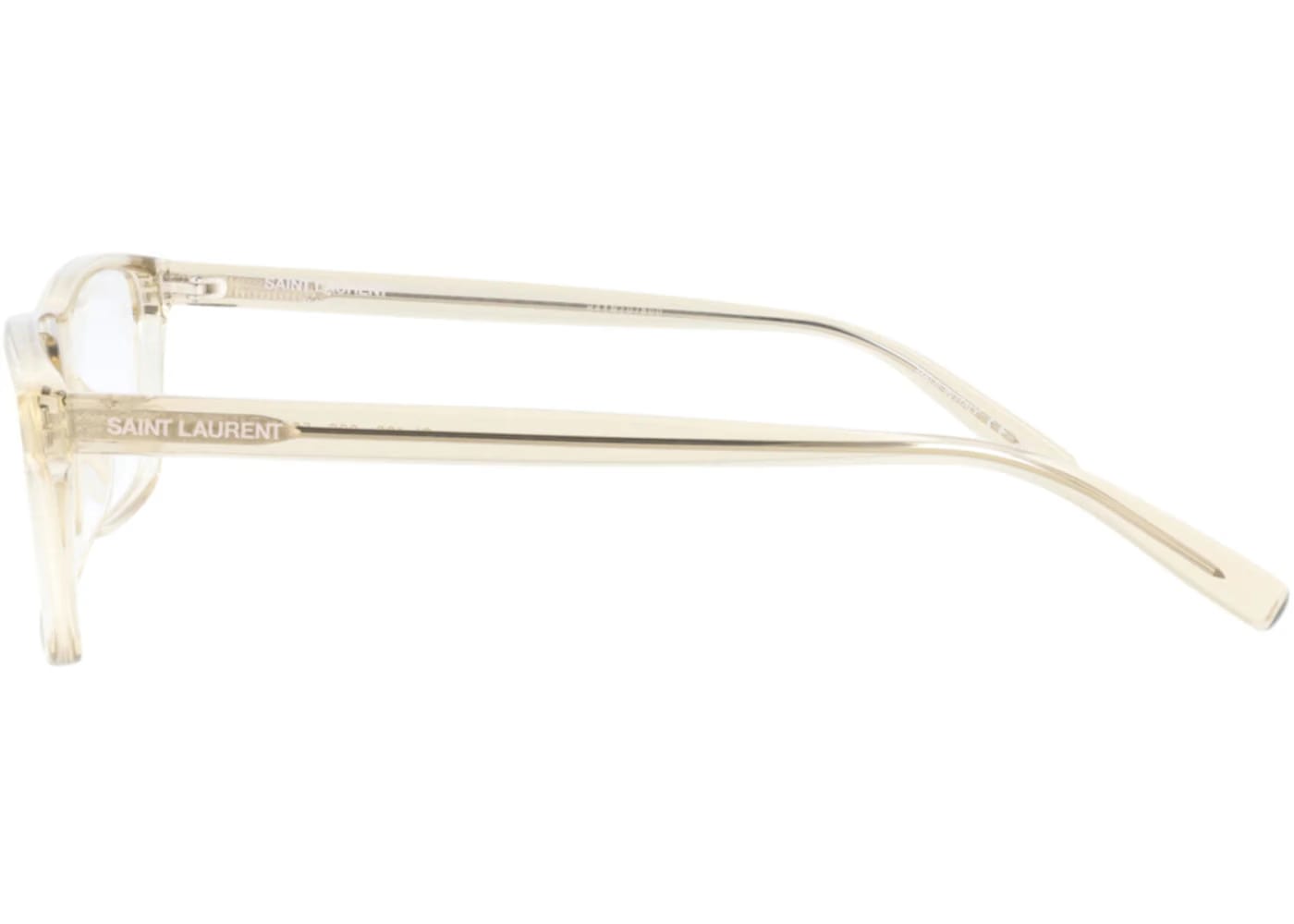 Saint Laurent Square Eyeglasses Yellow/Yellow/Transparent (SL483-30011681-006)