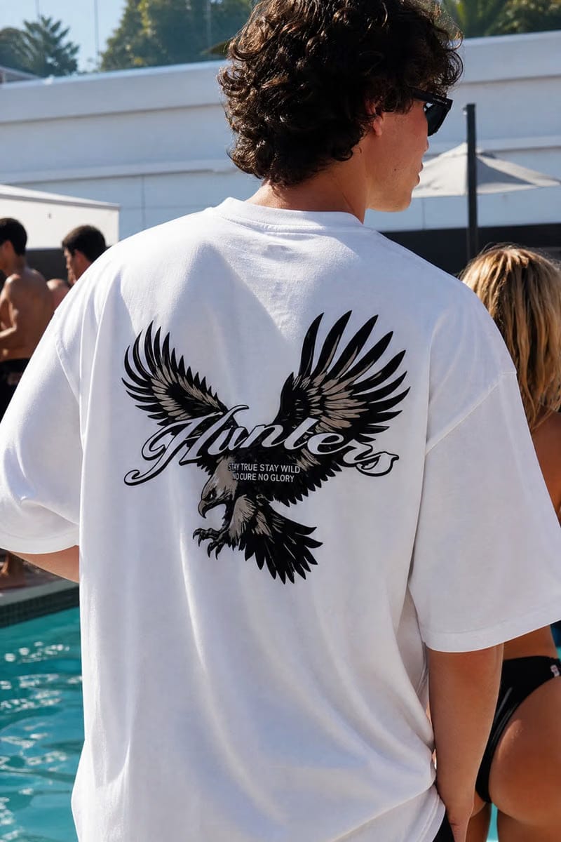 HUNTER OFF SUPPLY WHITE T-SHIRT