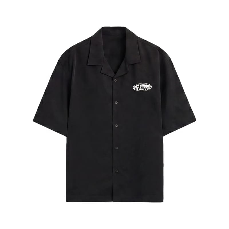 Assignment Off Supply Black Bowling Shirt