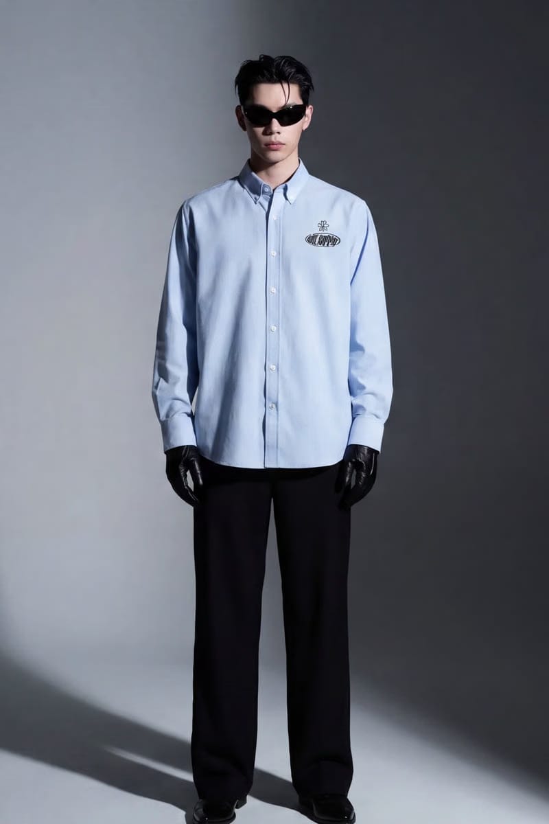 Everything Off Supply Ice Blue Shirt