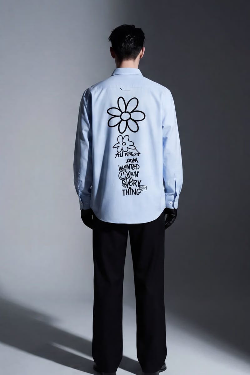 Everything Off Supply Ice Blue Shirt