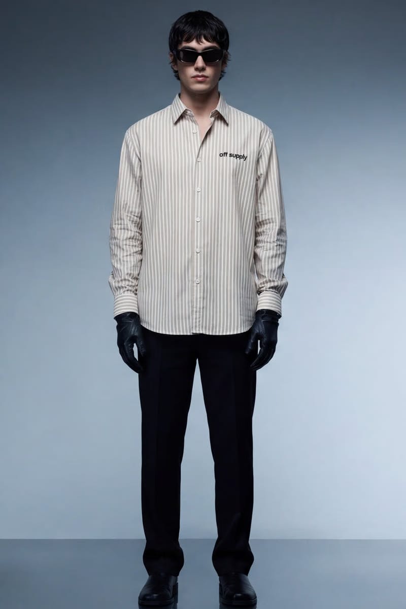 Everything Off Supply Yellow Striped Shirt