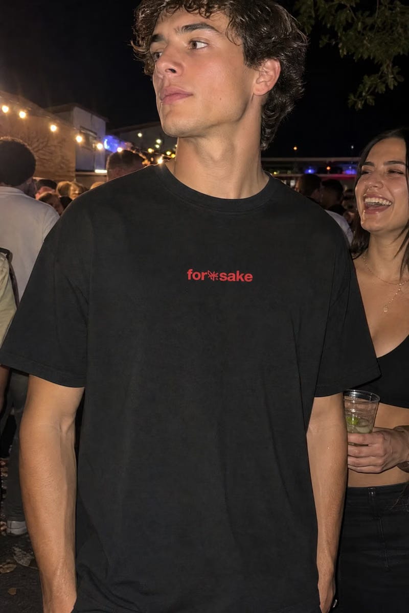 Forfksake Fake Love Black T-Shirt