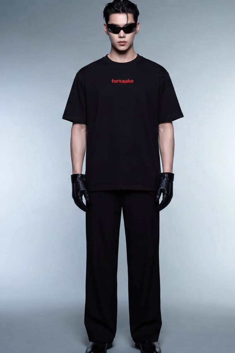 Forfksake Fake Love Black T-Shirt