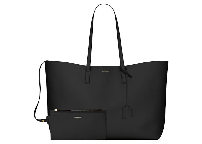 Saint Laurent E/W Shopping Bag Black