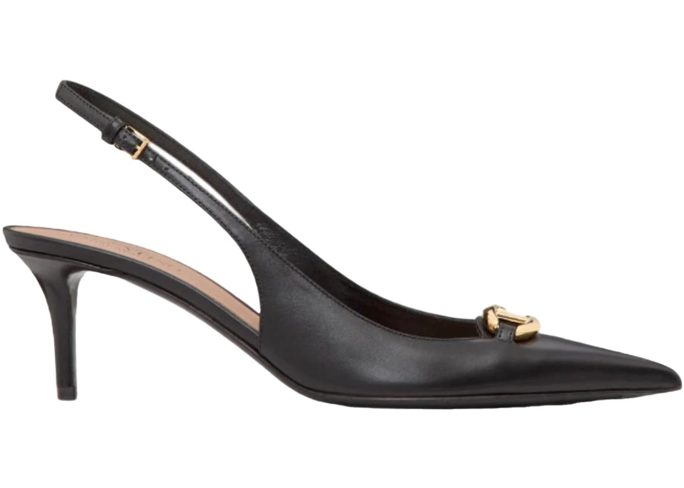 Valentino Slingback VLogo The Bold Edition Pumps Black (Women's)