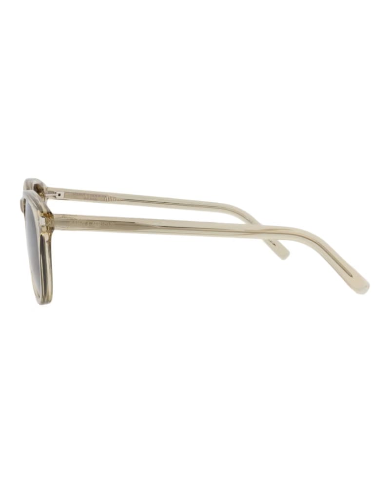 Saint Laurent Round-Frame Acetate Sunglasses Yellow Yellow Brown (SL401-30009335-008)