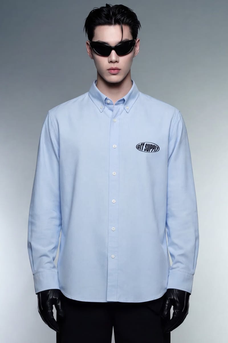 Twenties Off Supply Ice Blue Shirt