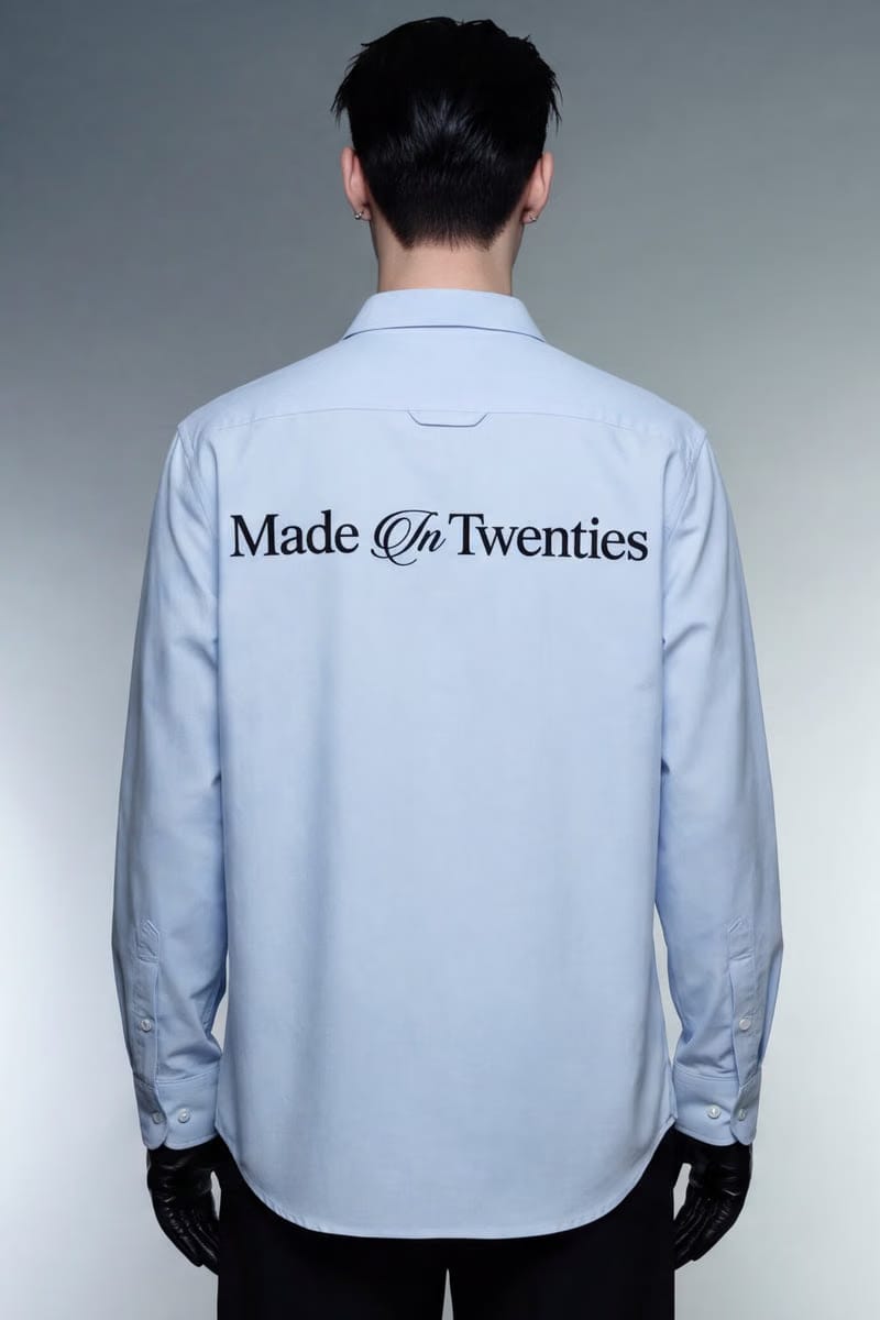 Twenties Off Supply Ice Blue Shirt