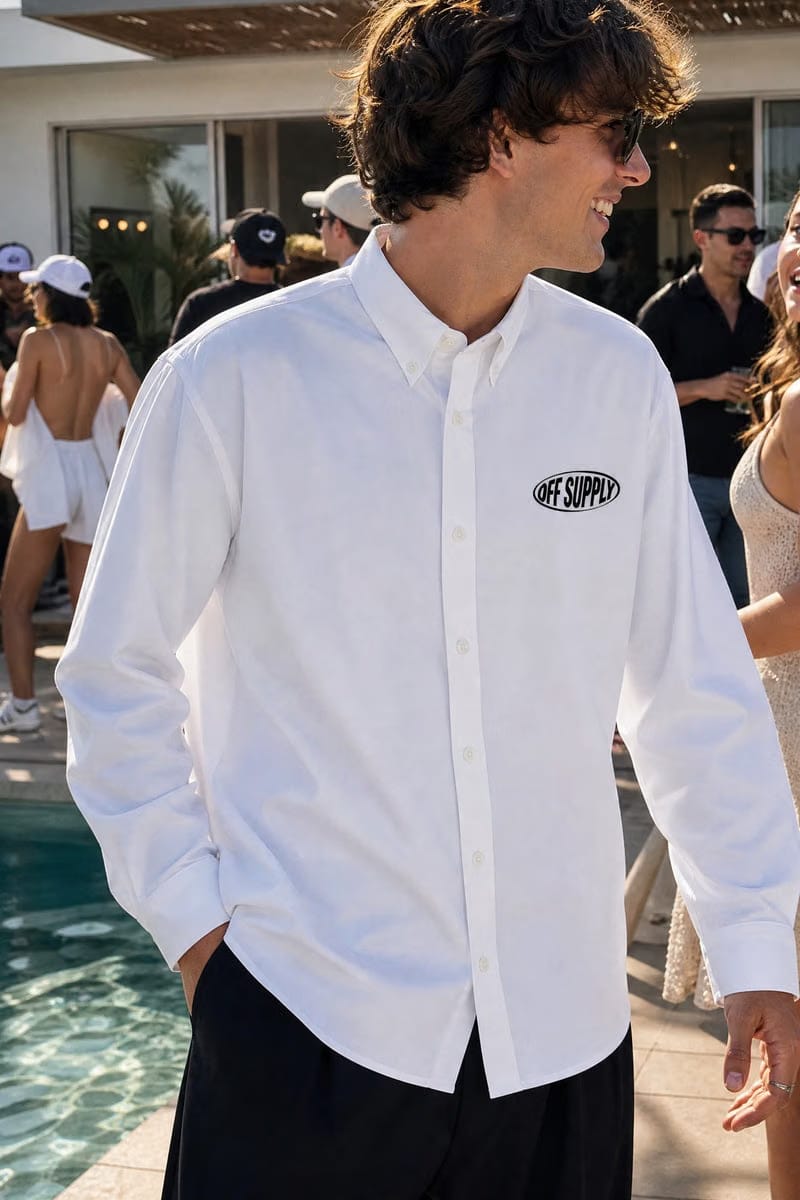 Twenties Off Supply White Shirt