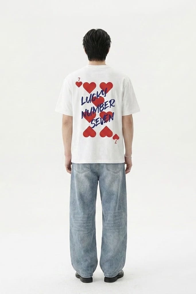 City Off Domes Lucky Number White T-Shirt